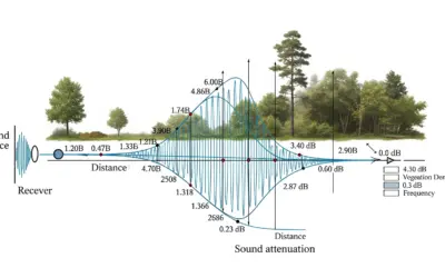Analyse de l’atténuation sonore en forêt